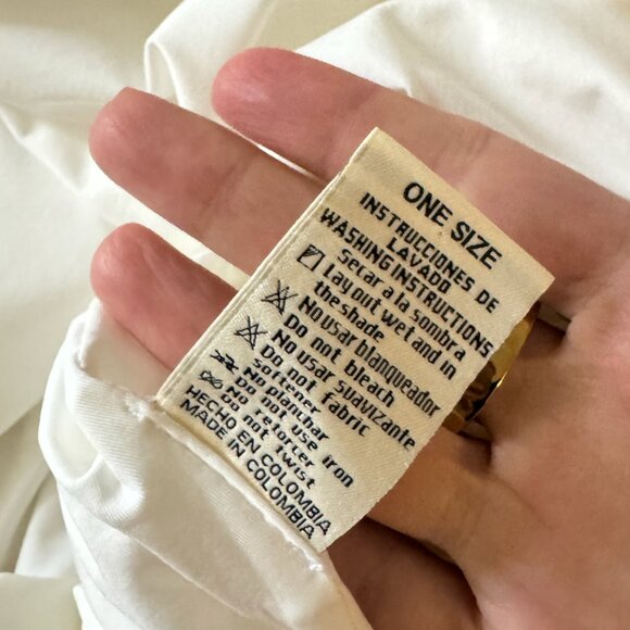 Maygel Coronel Heliconia White long sleeve dress - Picture 7 of 8